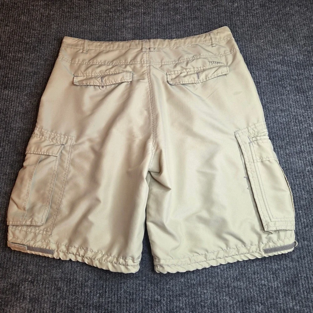 Plugg Jeans‎ Co. Men's Size 38 Beige Cargo Shorts Casual Relaxed Fit